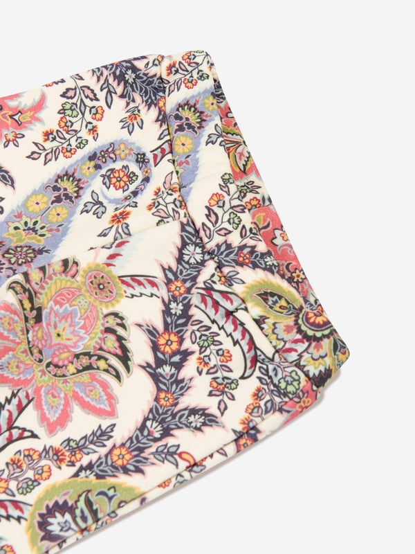 Introducing the Baby Girls Paisley Joggers by Etro, an essential addition to any stylish little wardrobe for AW2024. Crafted with high-end design expertise, these joggers blend iconic pattern with ultimate comfort. Here‚  why they are a must-have: Exquisite Paisley Design: Featuring Etro‚  signature paisley in vibrant hues, perfect for adding a splash of colour. Premium Comfort: Soft, breathable fabric ensures comfort for all-day play. Versatile Style: Easily pairs with tees or sweaters for effortless, chic looks.Elevate your child's fashion with these luxurious joggers!