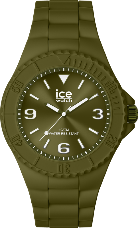 Diese Ice Watch Ice Generation Analog Uhr für  Herren ist das perfekte Accessoire zum tragen oder verschenken. Ihr Grün 40 mm Rund Gehäuse kombiniert mit dem bequemen Grün Armband aus  Silikon garantiert, dass Sie diese atemberaubende Uhr kompromisslos genießen werden. Angetrieben von einem hochwertigen Quarz Uhrwerk und wasserdicht bis 10 bars, läuft Ihre Uhr stets weiter. Diese modische und klassische Uhr passt zu jedem Anlass, zu jedem Outfit und verleiht Ihrem Leben Stil -Diese Analog Uhr verfügt über eine funktion: Leuchtzeiger, Leuchtzeiger Diese hochwertige Uhr hat ein Grün Silikon Band ( 21 cm Länge und 19 mm Breite) mit einer Dornschließe Gehäusedurchmesser: 40 mm,Gehäuse Höhe: 10 mm, Gehäusefarbe: Grün Zifferblattfarbe: Grün