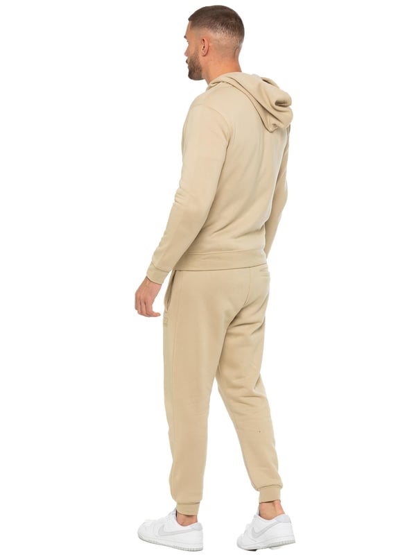 Enzo Mens Zip Hoodie Tracksuit Set. Regular Fit, Long Sleeve Zip Hoodie. Cuffed Wrists, Adjustable Drawstrings. Features EZ Logo On Joggers. Regular Fit, Cuffed Joggers. Elasticated Waistband With Adjustable Drawstring. Features 2 Side Slash Pockets & Single Welt Back Pocket. Ideal to use for Casual and Work wear.