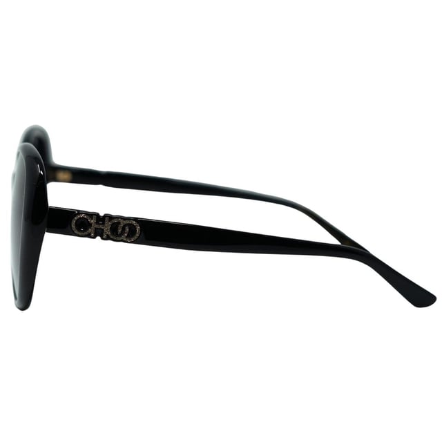 Jimmy Choo Amira/S 0807 90 Black Sunglasses. Be seen, be stylish and stand out with the Jimmy Choo Amira/S 0807 90 Sunglass. Crafted with premium quality materials and designed to conform to British Standard EN 1836:2005, these sunglasses provide 100% protection against UVA & UVB sunlight. Fitted with a 17mm nose bridge width and 57mm lens width, these frame fit perfectly and come with a branded sunglasses case and cleaning cloth. Look good and stay safe with the Jimmy Choo sunglasses.. Black Sunglass, Nose Bridge Width = 17mm, Lens Width = 57mm, Arm Length = 140mm. Branded Sunglasses Case and Cleaning Cloth Included. 100% Protection Against UVA & UVB Sunlight and Conform to British Standard EN 1836:2005, Sunglasses, Sunglasses Case, Cleaning Cloth and Care Instructions all Included. Jimmy Choo Amira/S 0807 90 Sunglass