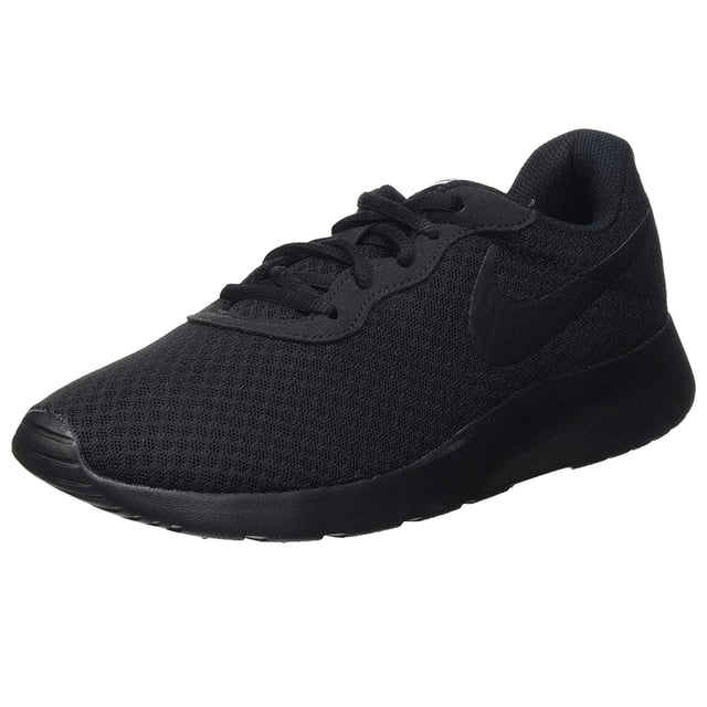 Nike black tanjun shop trainers