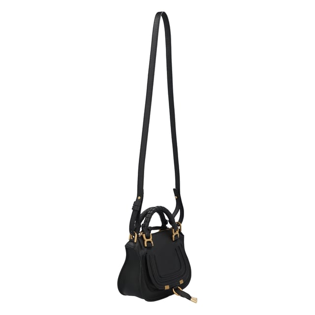 Mini Doppeltaschen aus genarbtem Kalbsleder  
Tragen: Schulter, Crossbody & Hand  

- Abnehmbarer & verstellbarer Tragegurt  
- 1 Hauptfach  
- 1 Innentasche mit Klappe  
- Leinenfutter  
Kommt mit einem Staubbeutel  

- Breite: 21 cm  
- Höhe: 16 cm  
- Tiefe: 8 cm  
- Henkelhöhe: 7 cm  
- Minimale Gurthöhe: 50 cm  
- Maximale Gurthöhe: 55 cm  

Maße: Breite: 80 mm, Länge: 210 mm, Höhe: 160 mm, Gurtlänge: 550 mm, Henkelhöhe: 70 mm  