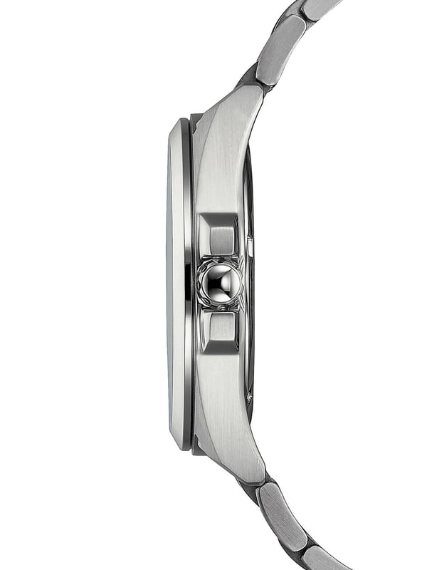Diese Citizen Analoguhr für Herren ist das perfekte Zeitmesser, um sie zu tragen oder zu verschenken. Ihr silbernes, 43 mm rundes Gehäuse kombiniert mit dem bequemen Armband aus Edelstahl sorgt dafür, dass Sie dieses beeindruckende Zeitmesser ohne Kompromisse genießen können. Angetrieben von einem hochwertigen Eco-Drive-Uhrwerk und wasserdicht bis 10 bar, wird Ihre Uhr weiter ticken. Diese hochwertige, schlichte Uhr passt hervorragend zu jedem Outfit und zu jedem Anlass. Die Uhr verfügt über eine Eco-Drive-Technologie (aufgeladen durch jede Lichtquelle; niemals eine Batterie nötig) - Die Uhr hat eine Kalenderfunktion: Datum, solarbetrieben, leuchtende Zeiger, leuchtende Zahlen. Hochwertiges Armband aus Silber-Edelstahl mit einer Länge von 21 cm und einer Breite von 21 mm, mit einer Sicherheitsfaltschließe. Gehäusedurchmesser: 43 mm, Gehäusehöhe: 10 mm, Gehäusefarbe: Silber und Ziffernblattfarbe: Blau.