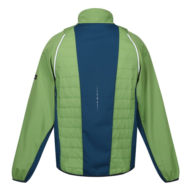Gewebetechnik: Atmungsaktiv, Wasserabweisend, isolierend, Leicht, wasserabweisend, Wasserfest, windbeständig, winddicht, XTP. Polyamid, Polyester. Gewebe: Softshell, Stretch, Synthetische Daunen, Warmloft-Isolierung. Design: Logo, Unifarben. Durchgehender Reißverschluss. Atmungsaktivitätsbewertung: 5000. Denier: 20. Taschenart: Zwei Seitentaschen, Reißverschluss. Abnehmbar, Langärmlig, Raglanärmel, Reißverschluss-Ärmel. Bündchen: Anliegend. Standard, Stehkragen.