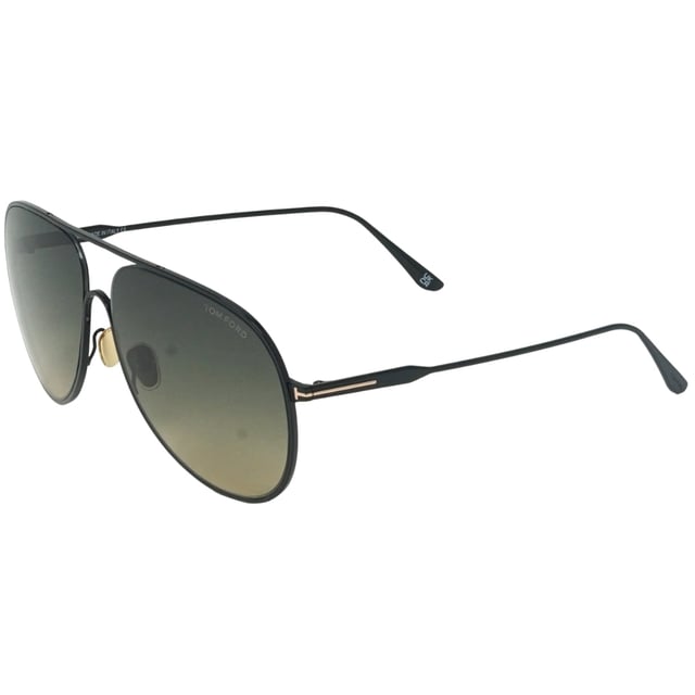Tom Ford Alec FT0824 01B Black Sunglasses. A touch of fun for your summer days, but nothing too out of the ordinary for a Tom Ford collectible. Tom Ford Black Sunglass perfect for the summer.. Made In Italy, Tom Ford Black Sunglass, Lens Width = 62mm, Nose Bridge Width = 12mm, Arm Length = 140mm. Branded Sunglasses Case and Cleaning Cloth Included. 100% Protection Against UVA and UVB Sunlight and Conform to British Standard EN 1836:2005, Sunglasses, Sunglasses Case, Cleaning Cloth and Care Instructions all Included. Tom Ford FT0824 01B Sunglasses