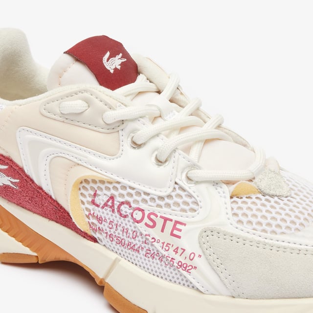 • Lifestyle sneaker • Synthetic and mesh upper • Leather and suede overlays • Lace fastening • Loop to rear • Lacoste branding to side • Crocodile branding to side heel • Chunky outsole.