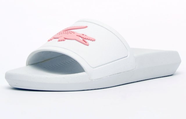 Lacoste Croco Slide 119 3 CMA Slipon Red Synthetic Men Flip-Flops 737cma0020 17K