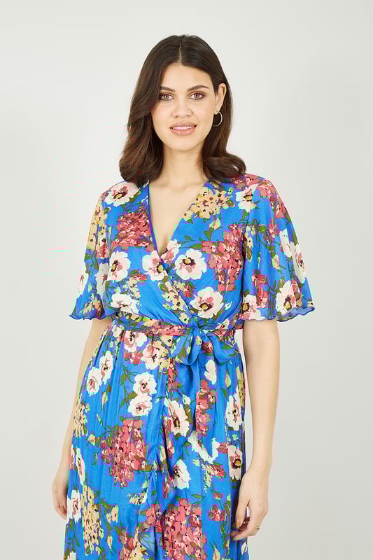Mela london wrap store front midi dress