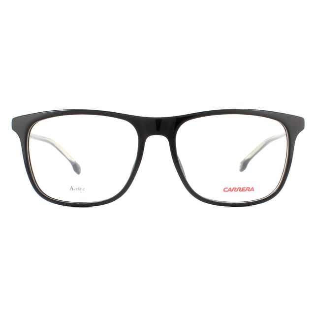 Carrera Glasses Frames 1125 807 Black Men have a plastic frame with a square shape and are designed for men