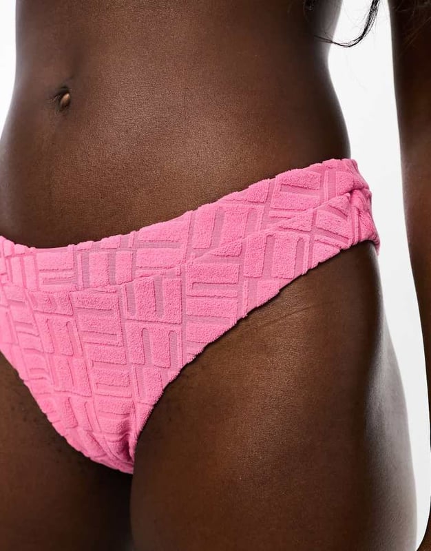 Swimwear & Beachwear by The Frolic Forecast: sun Geometric design Low rise Brazilian cutSold By: Asos