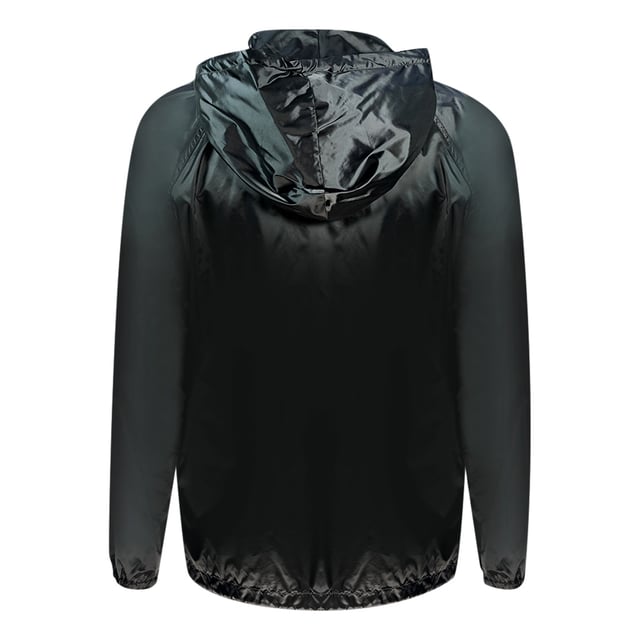 Champion Half Zip Flap Pocket Black Hooded Shell Jacket. Champion Black Jacket. Branded Logo On Chest. 100% Polyamide. Zip Closure, Elasticated Cuff and Hem. Product Code - 215055 KK001