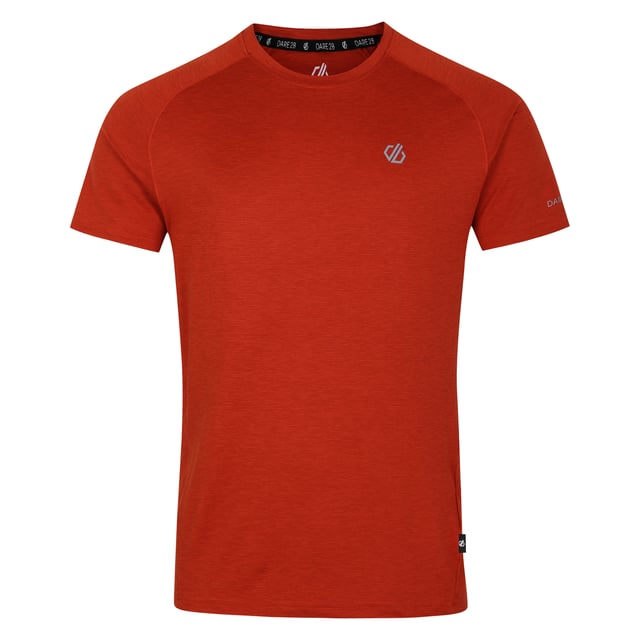 92% Polyester, 8% Elastan. Gewebetechnik: Antibakteriell, Leicht, Q-Wic Plus-Polyester. Gewebe: Weiche Haptik. Design: Logo, meliert. Reflektierende Details. Rundhalsausschnitt. Kurzärmlig. XS: 90,17 cm. S: 96,52 cm. M: 102 cm. L: 107 cm. XL: 112 cm. XXL: 119,38 cm. 3XL: 127 cm.