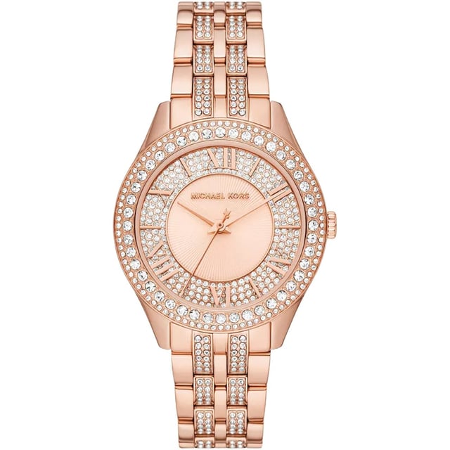 Sku: MK4710Case Size: 38 mmMovement: Quartz Three-HandPlatform: HARLOWEStrap Material: Stainless SteelStrap Colour: Rose GoldCase Water Resistance: 5 ATMCase Material: Stainless SteelCase Colour: Rose GoldDial Colour: Rose GoldStrap Width: 18 mmCrystal Type: Mineral