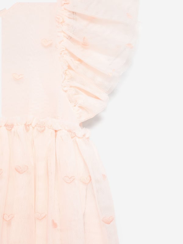 Introducing the Stella McCartney Girls Embroidered Dress in Pink, an exquisite addition to your little one‚ôs AW2024 wardrobe. Fashioned with meticulous craftsmanship, this dress embodies grace and playful charm. Here are its distinguished features:‚ Elegant Embroidery: Delicate embroidery enhances its sophisticated appeal. ‚ Luxurious Fabric: Crafted from premium materials for unmatched comfort and durability.‚ Perfect for Special Occasions: Ideal for adding a touch of glamour to any event.revitalise her collection with this enchanting dress from Stella McCartney. Secure your piece today!