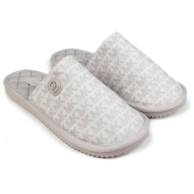 Michael kors slippers womens best sale grey