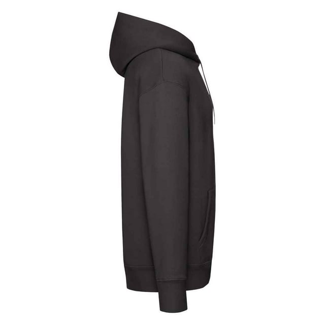 Materiaal: 70% katoen, 30% polyester. Ontwerp: Eenvoudig. 280gsm. Eigenschappen kap: Dubbellaags, Trekkoord. Zoom: Geribd, met tweelingnaaldsteek. Drop Shoulder. Halslijn: Kapitein. Mouwtype: Met lange mouwen. Manchet: Geribd, dubbele naaldsteek. Zakken: 1 Kangoeroezak. Bevestiging: Trek aan de achterkant. Duurzaamheid: Amfori, Better Cotton Initiative, Fair Labor Association, Oeko-Tex Standard 100 gecertificeerd..