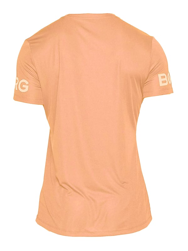 The Björn Borg Men's Light Short Sleeve Training T-Shirt is the perfect choice for everyday wear and will help you stay cool when you're sweating it out in the gym. A minimalistic top performance training T-shirt.You'll love the breathable material and the iconic logo on the arm, which gives you that extra bit of style to get you through your next workout. It comes in a regular fit with a round neck, a longer length designed to include overhead exercises, with the iconic Borg prints on the arms.The T-shirt is a minimalistic training tee made from a soft 100% recycled polyester quality fabric which means it’s not only high quality but Eco Friendly as well, so you can feel good about what you're wearing and doing for the environment!The Björn Borg T-shirt is a light performance tee made from soft polyester stretch quality fabric. The material is also quick drying so that you don’t have to worry about sweat while you workout.This t-shirt is made from: 100% Polyester (Recycled) and comes in 4 sizes: Small, Medium, Large & X-Large. They come in 2 colours: Black or Cadmium Orange and are Machine Washable.Extra Product DetailsBjörn Borg Men’s Light T-ShirtShort Sleeve LengthIdeal For EverydayGreat For Workouts & TrainingBreathable MaterialRegular Fit & Round NeckIconic Borg Logo On ArmQuick DryingComes In Black or Orange100% Recycled PolyesterEco FriendlyAvailable In: S, M, L & XLMachine Washable