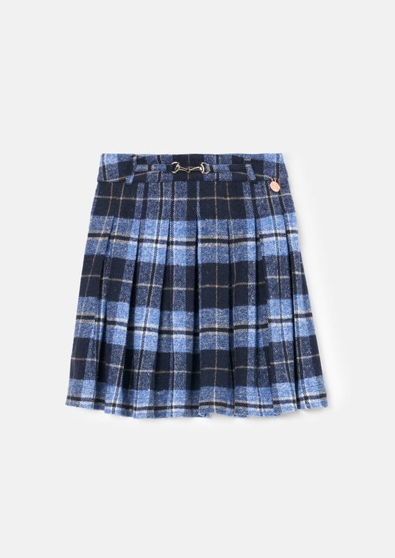 Preppy skirts are having a moment. Our brushed check pleat skirt looks fabulous worn with ankle socks and brogues. High school is calling!.