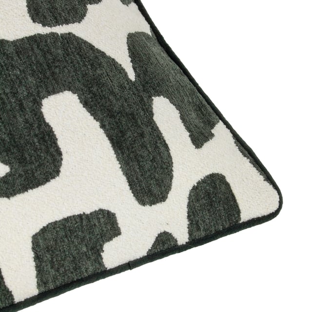 The Caval cushion combines boucle and chenille in a striking contrast jacquard design. Inspired by early twentieth-century art movements, it captures a modernist aesthetic with bold colours and textured boucle, creating a standout piece for any space. The cushion is complete with a plain velvet reverse and a piped edge, adding a touch of sophistication and refinement. Available in a range of contemporary tones, it is bold and stylish addition to your home. Size: 50 x 50cm.