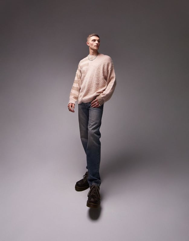 Topman striped jumper store