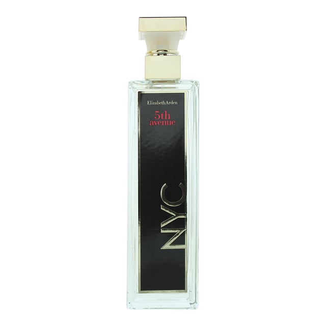 Elizabeth Arden 5th Avenue NYC es una fragancia lujosa y sofisticada que captura la vibrante energía y el glamour de la icónica Quinta Avenida de Nueva York. La fragancia se abre con una mezcla espumosa y radiante de frutas y flores, creando una nota de salida cautivadora y vigorizante. El jugoso bergamota y el melocotón suculento se entrelazan con la dulce e intoxicante esencia de manzana dorada, preparando el escenario para un encantador viaje olfativo. En el corazón de la fragancia, un rico y elegante bouquet de flores se despliega, añadiendo un toque de feminidad y atractivo. Elegantes flores de grosella negra armonizan con la delicada peonía blanca, mientras que la sensual esencia de jazmín sambac añade una capa de sofisticación. Las notas de fondo proporcionan profundidad y sensualidad, dejando una impresión duradera y memorable. La lujosa vainilla y el cálido y cremoso haba tonka crean una base suntuosa y acogedora. Notas terrosas y amaderadas de musgo y sándalo añaden un toque de refinamiento y sofisticación, completando la fragancia con elegancia.