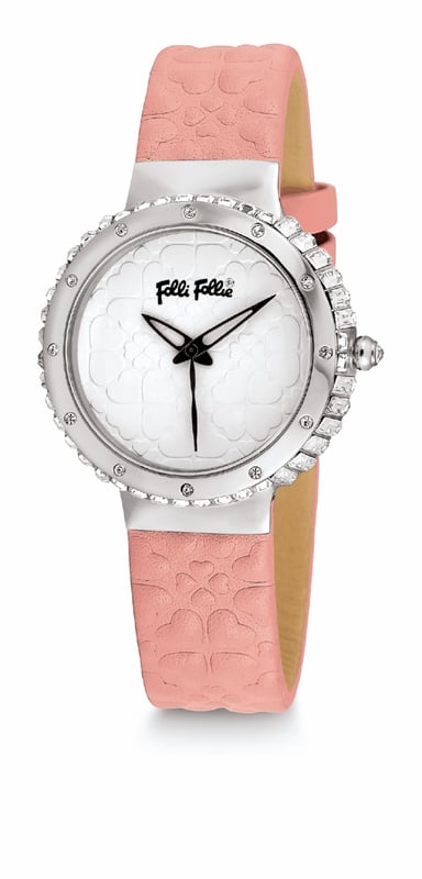 FOLLI FOLLIE WF13A032SPR Uhr Frau Quarz• Material: Edelstahl• Glas: Mineral• Armband: Leder• Farbe: Silber• Wasserbeständigkeit: 0 m (0 ATM)• Gehäusegröße: 28 mm