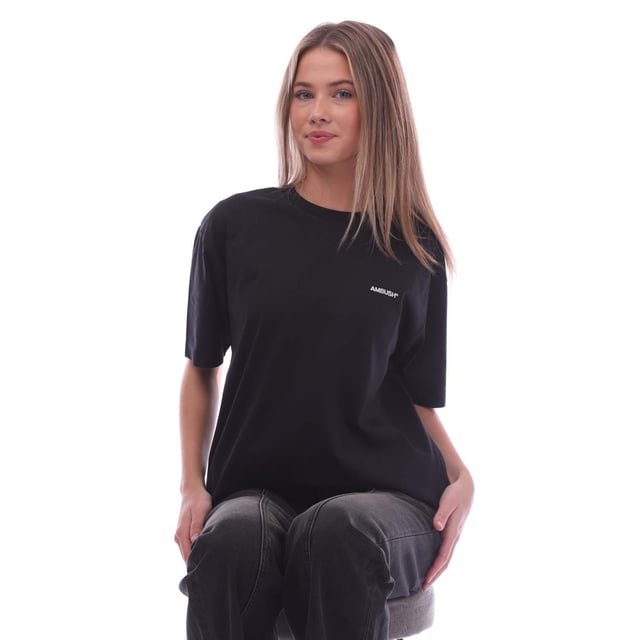 Ambush 3 Pack T-Shirt in black - cloud dancer.- Crew neck.- Short sleeves.- AMBUSH logo embroidery on the chest.- 3- pack.- 100% Cotton.- Ref: BWAA0350011002