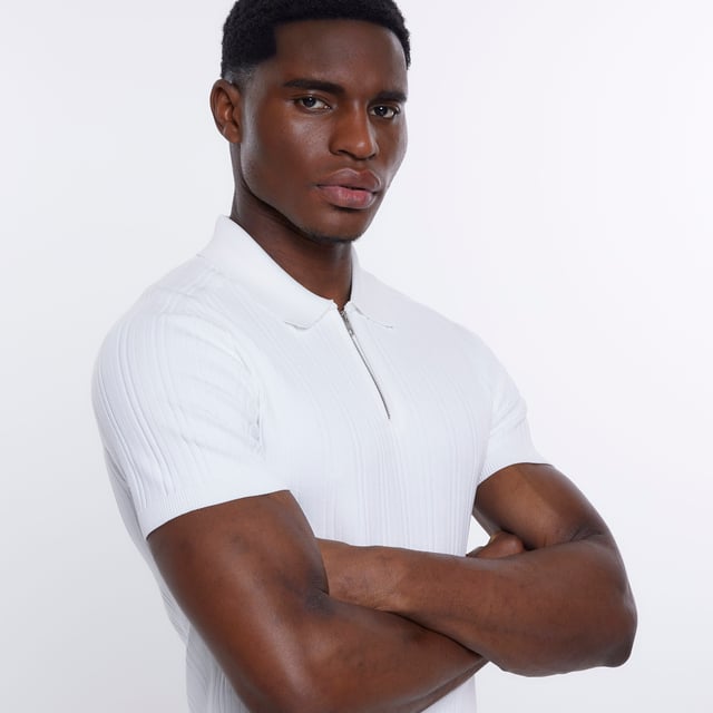 River island mens polo top
