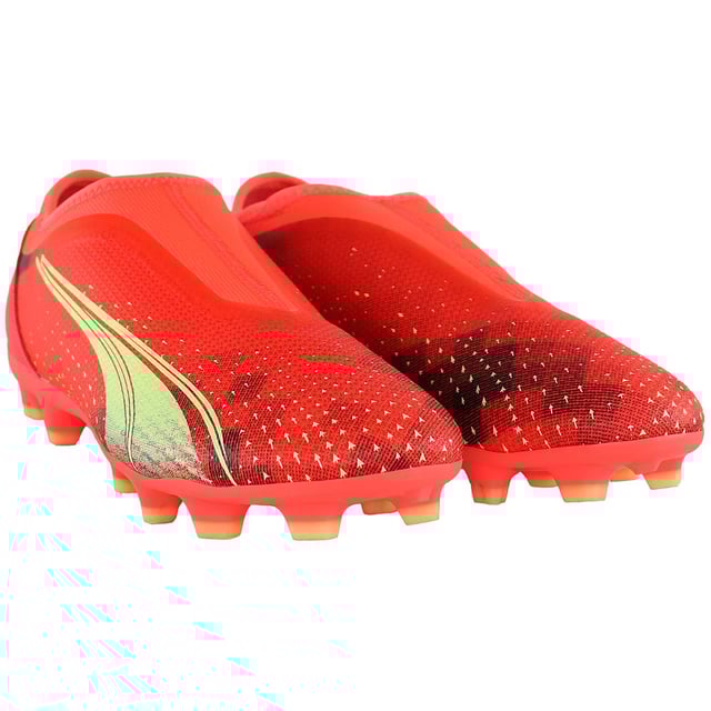 Puma Ultra Match LL FG/Ag Kids Orange Football Boots