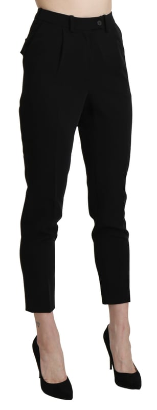 Brand: Bencivenga
  Condition: New with tags
  Style: High waist skinny cropped
  Color: Black
  Material: Cotton
  Closure: Zipper
  Logo details
  Made in Italy
Material: Cotton