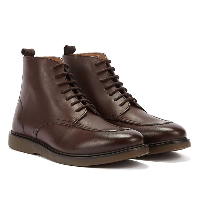 Hudson Carlo Leather Men s Brown Boots