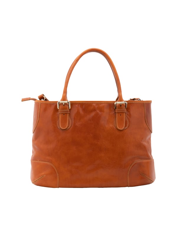 Crossbodytas voor dames met ritssluiting. twee met binnenzakken met ritssluiting. afwezige externe zakken. afneembare lederen schouderband. met leren handvat. twee binnenvakken.  extern materiaal. gevoerd met katoenen binnenkant. Afmetingen: 28x43x16 cm. Gemaakt in Italië