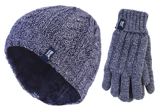 When it gets cold, you need the ultimate set of thermal gear to make sure you’re as warm as possible! Heat Holders is your solution with our ladies thermal insulated hat and glove set. Lovely, lined winter hat with superior thermal qualities, keeping your head warm throughout. Ladies Gloves These Heat Holders thermal gloves are designed to keep warm air close to the skin, keeping your hands warmer for longer. With a special Heat Holders yarn and Heatweaver plush like lining these gloves prove to have superior moisture breathing abilities whilst insulating your hands and keeping them toasty and warm The Technicalities Heat Holders Yarn – Specially developed thermal yarn provides high performance insulation against cold. It also has superior moisture breathing abilities. Heat Weaving Lining – Heat Weaver insulation is a plush fur-like thermal lining that maximises the amount of warm air held close to the skin. About Tog Ratings – The tog rating is a measurement for the thermal ability of a garment, approved by British Standard. Cable Construction – Our stretchable rib construction contours around the natural shape of your head, hands and neck for improved fit, warmth and comfort.