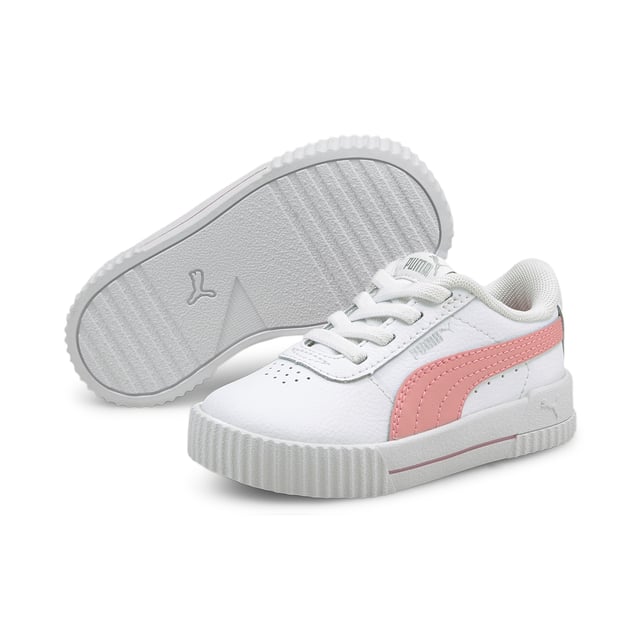 Puma carina leather trainers junior girls sale