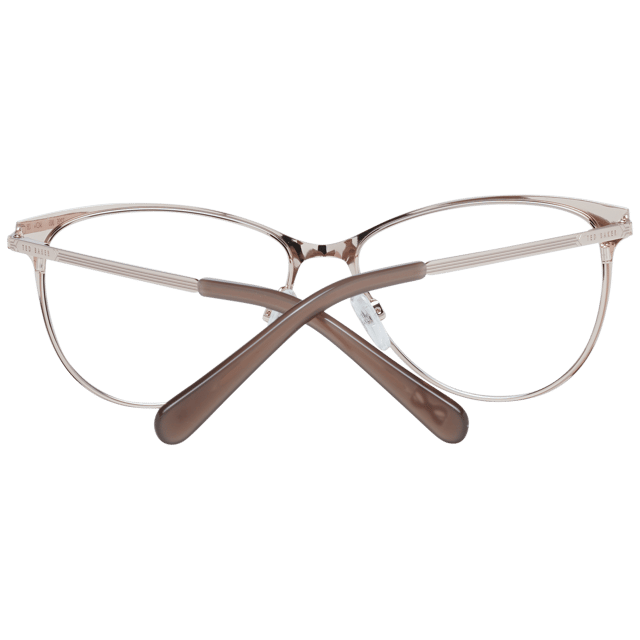 Ted Baker Cat Eye Womens Grey and Rose Gold TB2255 Aure  Glasses are a modern cat eye style crafted from lightweight metal. The plastic temple tips and adjustable nose pads ensure a comfortable all round fit. Ted Baker's logo features on the slender temples for authenticity.