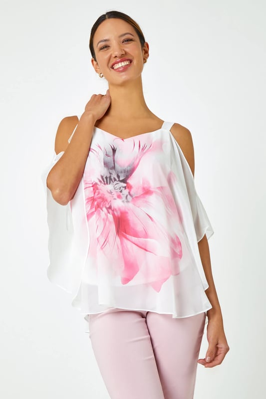 Roman cold shoulder hotsell tops