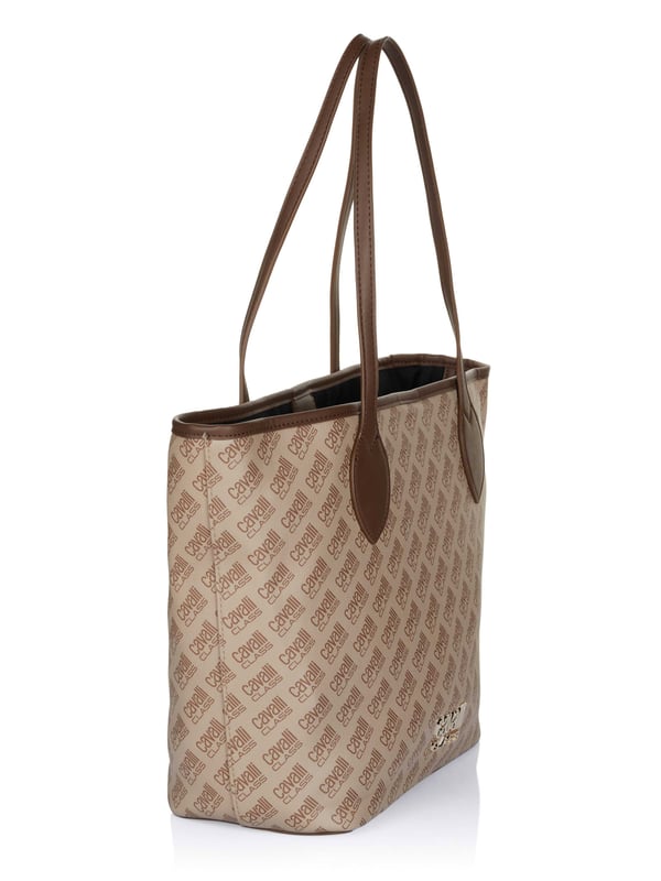 100% polyurethaan; Breedte: 46 cm, hoogte: 30 cm Cavalli Class-tas;  Model: CCHB00092 C00;  Hoogwaardige afwerking;  Sluiting: drukknoop;  Twee handvatten;  Eén hoofdvak binnenin;  Een klein vakje aan de binnenkant;  Een klein tasje met ritssluiting, vastgemaakt met een haak en lint in de binnenzak;  Afmetingen (cm): 46 x 30 x 14,5;  Cavalli Class-logodetails