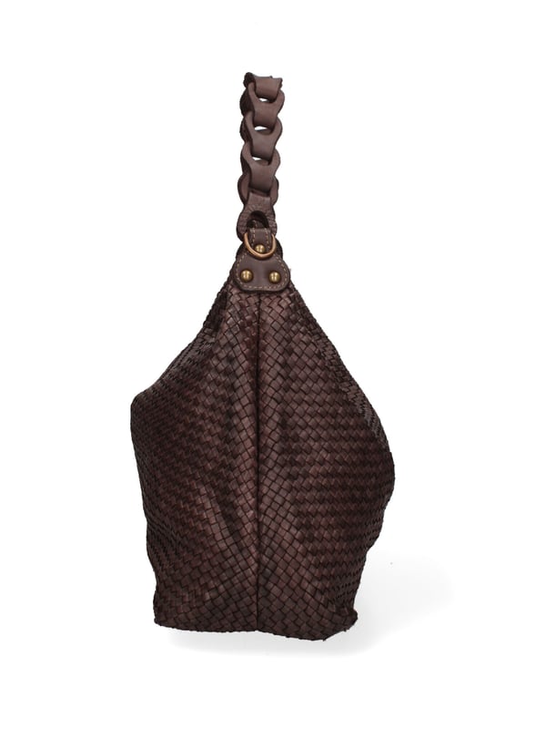 Damen-Umhängetasche mit Reißverschluss. eine Innentasche mit Reißverschluss und eine offene. fehlende Außentaschen. verstellbarer und abnehmbarer Schultergurt aus Kunstleder. im Ledergriff. ein Innenfach. Außenmaterial. Gefüttert mit 70 % Baumwolle, innen 30 % Polyester. Maße: 46x33x15 cm. Modeprodukt