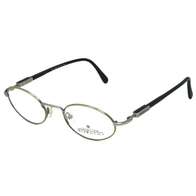 Givenchy 1021 003 Silver Framed Glasses. Lens Width = 49mm. Nose Bridge Width = 21mm. Arm Length = 135mm. Brand New Glasses Frames, please note that these frames do not include a case. Product Code - 1021 003
