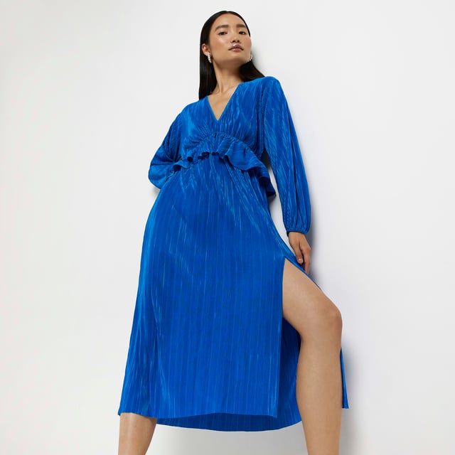 River island frill midi dress discount