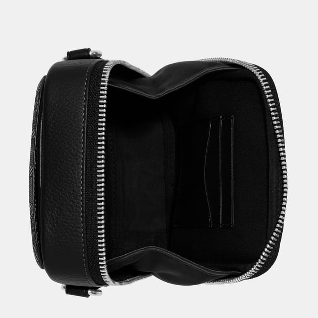 Stanton Crossbody in Signature Jacquard Length 12.5cm,  Width 5.0cm, Height 18.0cm