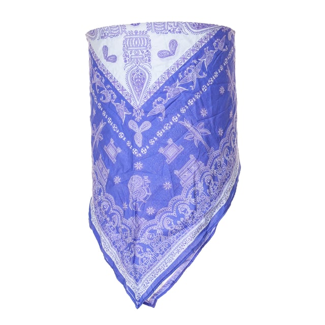 Bandana Buff.
 Ideal for protecting the neck and face.
 Lightweight and versatile design.
 Ideal in moderate weather.
 Soft, light and comfortable fabric.
 Ideal complement to protect the neck and face.
 Lightweight and versatile design.
 The lightest version, ideal for mild weather.
 Measures: 30x37cm
 Composition: 100% cotton
 Care:
Handwash