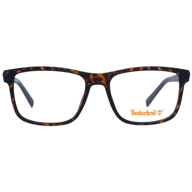 Timberland Rectangle Mens Havana TB1663  Glasses are a classic rectangle design made from high-quality acetate, providing both strength and style. The Timberland logo is prominently displayed on the temples, adding a touch of class to the design. The lightweight and durable frame is perfect for extended periods of wear, making these glasses perfect for everyday use.
