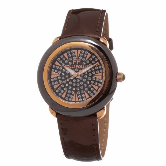 Folli Follie WF1R027SSB - Damenuhr Quarz aus Edelstahl• Material: Edelstahl• Glas: Mineral• Armband: Leder• Farbe: Grau Pink Gold• Wasserbeständigkeit: 50 m (5 ATM)• Gehäusegröße: 40 mm