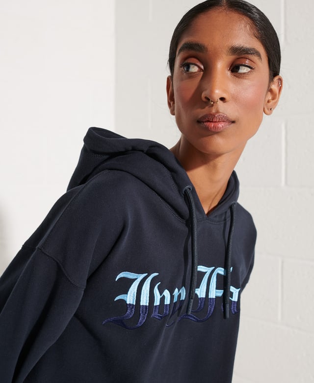 Superdry College Graphic Oversized Hoodie Dress