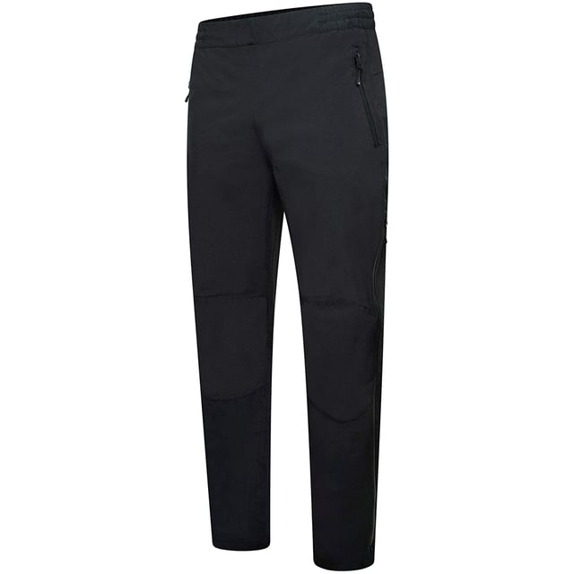 Fabric: Polyester, Stretch. Design: Logo, Plain. Fastening: Elasticated, Side Zip. Fabric Technology: AEP Kinematics, Ared, Breathable, Moisture Wicking, Water Resistant, Waterproof. Reinforced Knee, Taped seam. Length: Regular. Pockets: 2 Zip Pockets. Waistline: Elasticated. 20000g/m¬≤/24hrs.