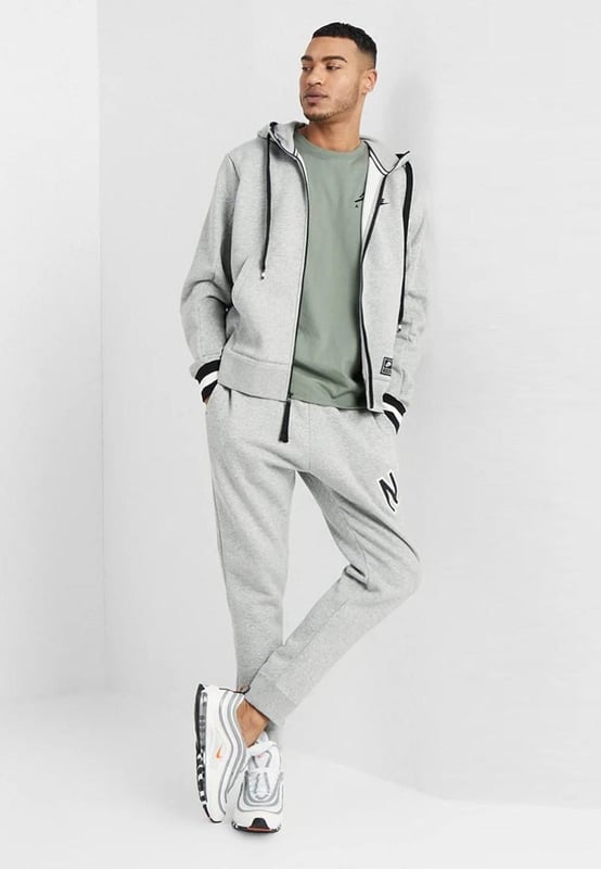 Nike mens shop grey tracksuit