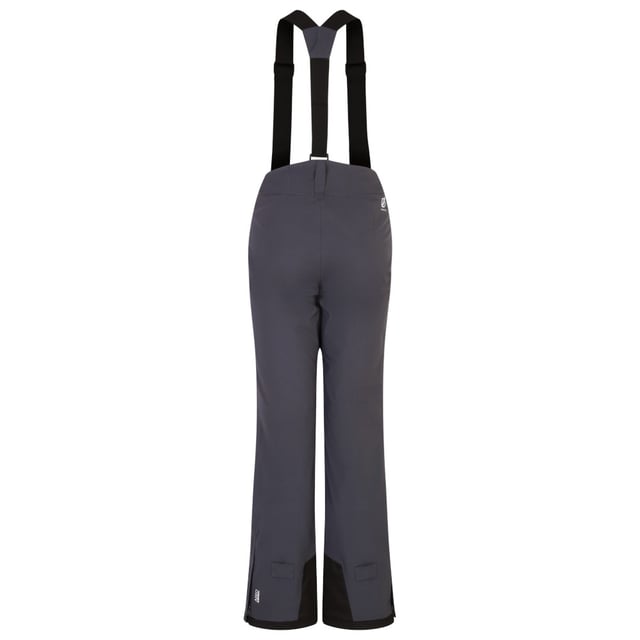 The Dare 2b Diminish Ski Pant. Made with highly waterproof and breathable ARED 20/20 fabric.  Featuring detachable braces and 4-way stretch for ultimate comfort and freedom of movement. Finsihed with powder-blocking snowgaiters and reinforced hems to keep them stronger for longer.