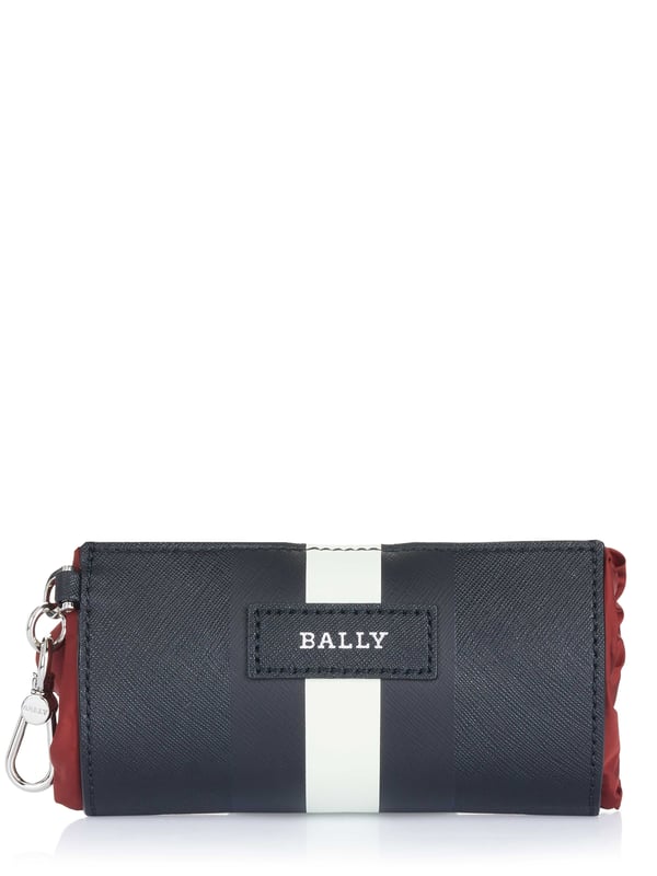 100% plástico; Bolsa de compras Bally; Modelo: 59818523114 F026; Mano de obra de alta calidad; Bolsa de compras reutilizable; Un compartimento de bolsillo; Un bolsillo delantero con mosquetón; Dimensiones (cm): 36x38; Detalles del logotipo de Bally.