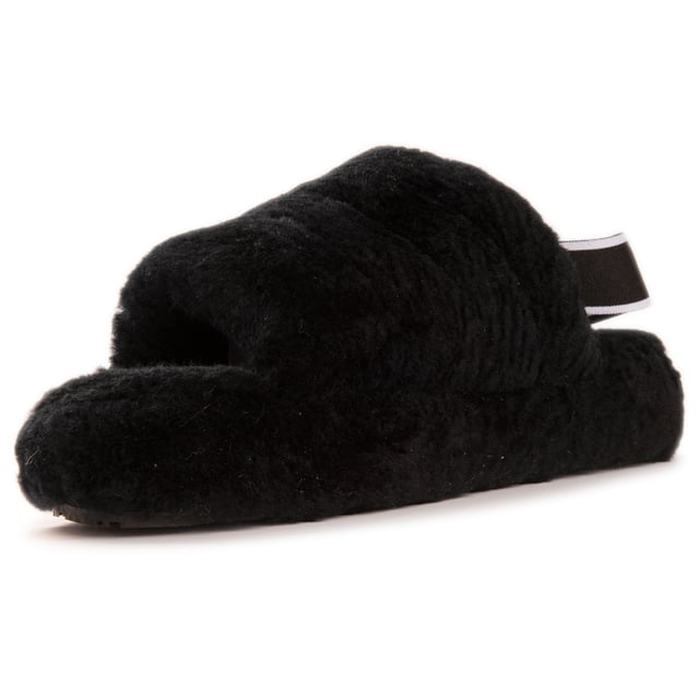 Perfecte sandaal met pantoffelgevoel
 Zacht bovenwerk van echte Australische schapenvacht
 Volledige premium schapenvacht binnenzool
 Lichtgewicht platform tussenzool voor extra demping en comfort
 Elastische band voor een gemakkelijke pasvorm
 Zachte rubberen buitenzool &ndash; zeer duurzaam en lichtgewicht
 De on trend modeseizoen stijl
 100% gloednieuw en van hoge kwaliteit, wordt geleverd in een gemerkte doos, geschikt voor geschenken